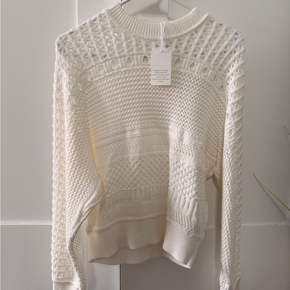 Madewell Textured Cream Sweater